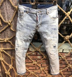 SS20 New Arrival Top Quality Brand Designer Men Denim Cool Guy Jeans Embroidery Pants Fashion Holes Trousers Italy Size 4454 A2122444090