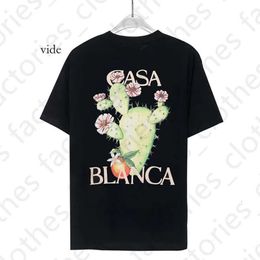 Casablanc T Shirt Men Women Designer T-Shirts Tees Apparel Tops Man S Casual Chest Letter Shirt Luxury Clothing Street Shorts Sleeve Clothes Tshirts Size 640