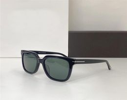 Classic T Mens Sunglasses Womens Designer Square Amber Acetate Frame green lens Simple Generous Versatile Sunshades Polarised ligh6629392