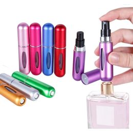 Storage Bottles 5/10PCS 5ml Perfume Atomizer Portable Container For Cosmetics Travelling Mini Aluminium Spray Alcochol Empty Refillable Bottle