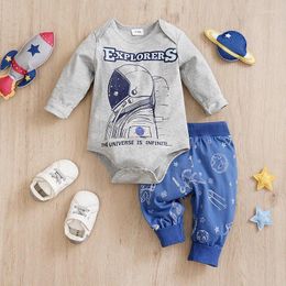 Clothing Sets Boys Girls Long Sleeve Clothes Spring And Autumn Tops Pants Cotton Costume Print Cartoon Outfit Cool Trendy Children Kids