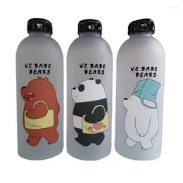 Water Bottles Good Feel Summer Daily Need Large Bottle Convenient Capacity Carry Straw Mug Cute Food-grade Heat-resistant