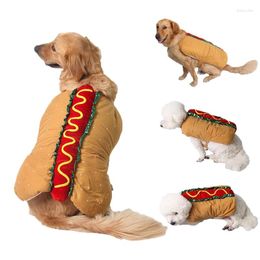 Dog Apparel Clothes Sausage Warm Funny Pet Dress Up Suit Small Large Dogs Supplies