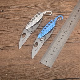 Keychain Stainless Steel Folding Knife Little Pocket Knives Small EDC Cutlery