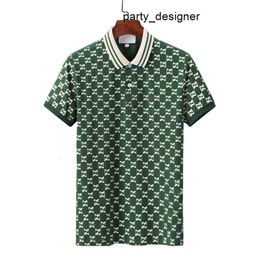 2023 Fashion Polos T-shirt Men Casual t Shirt Embroidered Cotton Polo High Street Collar Shirts ggitys MCUW