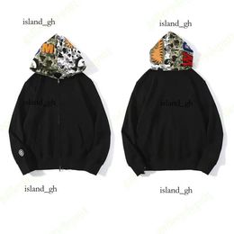 High Quality Hoodie mens Hoodie Designer Hoodies Shark Colour Stitching Fake Zipper Pattern Women Sweatshirts Reverse The Letters Sweaters Tie Dye Hoody Hoodys 83