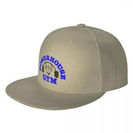 Ball Caps Cool Powerhouse Gym Hip Hop Baseball Cap Outdoor Bodybuilding Fitness Flat Skateboard Snapback Dad Hat