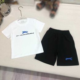Brand baby tracksuits Summer boys Short sleeved set kids designer clothes Size 100-150 CM high quality Round neck T-shirt and shorts 24May
