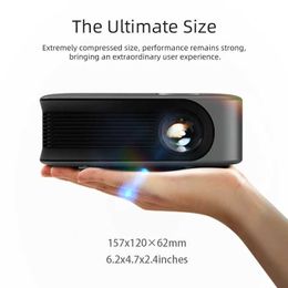 Projectors Mini Projector A30H Personal Cinema 3D LED Video Projector Home Cinema Beam Intelligent TV Box Supports 4K and 1080P J240509
