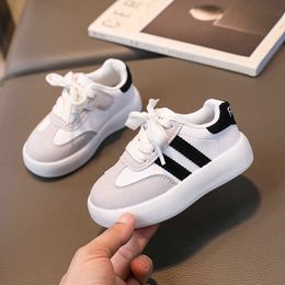 Sneakers Korean version of baby shoes for girls childrens walking and leisure breathable male soft sole single H240509