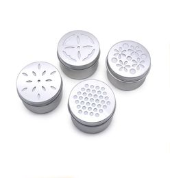 26oz 80ml Cosmetic Aluminium tins box empty tin cans hollow out hole cover lids for air freshener5431521