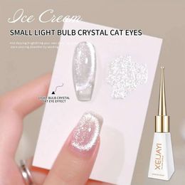 XEIJAYI Glitter Magnetic Gel Polish Sparkling Mirror Surface Cat Eyes Nail Semipermanent Soak Enamels Manicure Products 240509