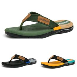 Designer S de alta qualidade Brand Men Sandals Summer Summer Praia Flip