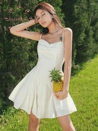 Casual Dresses Easysmall Ballet Style Vietnamese Niche Suspender Dress Design Exudes A Slim And Effortless With Pure Gentle Seasid