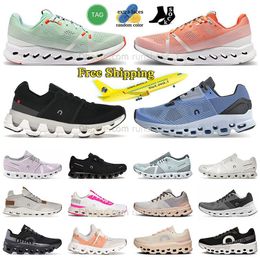 free shipping Cloudsurfer run casual shoes womens designer dhgate cloud sneakers cloudstratus monster runner surfer swift cloudswift black frost hot pink trainer