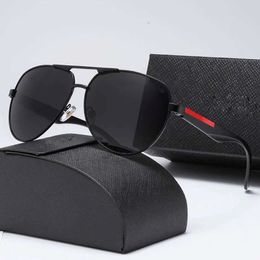 Sunglasses Top Oval Sunglasses for Men Designer Summer Shades Polarized Eyeglasses Black Vintage Oversized Sun Glasses of Women Male 336G