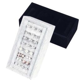 Jewelry Tray Velvet Block Type Jewelry Rings Earrings Display Tray Stand Rack