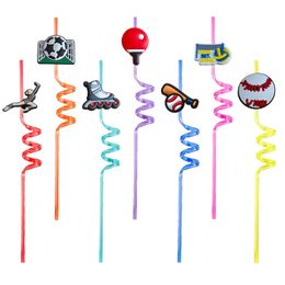 Drinking Sts Motion Themed Crazy Cartoon Goodie Gifts For Kids Party Birthday Decorations Summer Supplies Favours Christmas Plastic St Otj2H