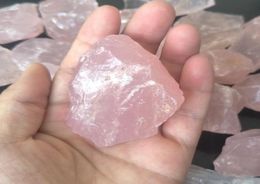 500g Natural Raw Pink Rose Quartz Crystal Rough Stone Specimen Healing crystal love natural stones and minerals fish tank stone4936089