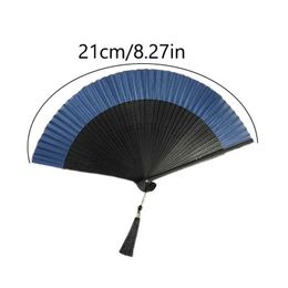 Chinese Style Products Folding Wood Hand Fan Dance Bone Bamboo Fan Silk Antique Folding Fan Lady Spot Chinese Gift Wedding Favors And Gifts Fans