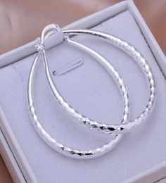 Fine 925 Sterling Silver EarringXMAS Trendy New Style 925 Silver heart earrings For women Fashion Jewellery Link Italy Lovely XE023061743