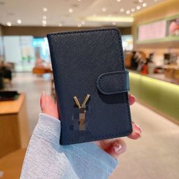 New 2023 Luxurys Designers Wallets Fashion Short Wallet With letter Y Classic Pallas Card Holder Snap fastener Coin Purses 2510