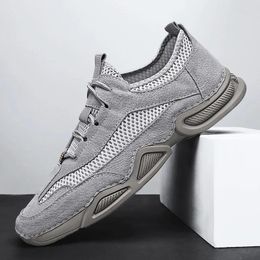 Casual Shoes Men Sneakers Leather Lace Up Driving Moccasins Spring Summer Men's Outdoor Footwear