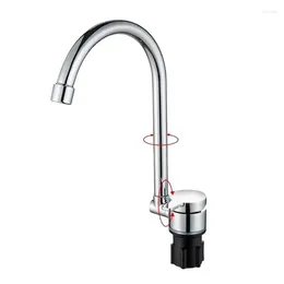 Kitchen Faucets 360 Degree Swivel RV Faucet Space Saving Brass Constructed Water Tap Foldable Sink For Campervans