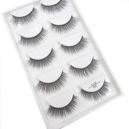 False Eyelashes 5 Pairs Mink 8D Sexy Lash Extension Supplies Multiple Styles Soft Strip Lashes For Professionals Make Up