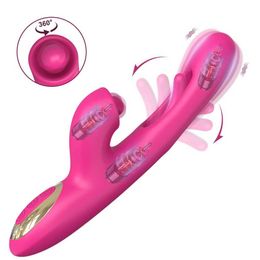 Other Health Beauty Items Flapping Tapping Vibrator for Women 360 Rotating Nipple Clitoris Stimulator G Spot Massager Adults Goods s for Female Y240503