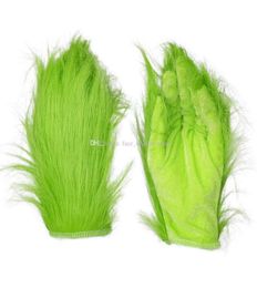 Grinch Gloves Geek Stole Christmas Cosplay Props Halloween Carnival Costume Accessories Christmas New Year Gifts8407191