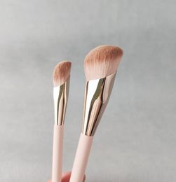 Liquid Touch Foundation Brush Concealer Makeup Brush with uniquely sculpted bristles and a pointed tip soft silky that build b5462321