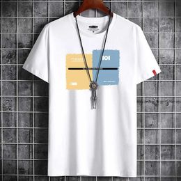 Men's T-Shirts 2023 Fashion Summer for Men Clothing Anime T Shirt White Oversized Graphic Vintage T-shirt Tshirt Anime Harajuku Manga S-6XL Y240509