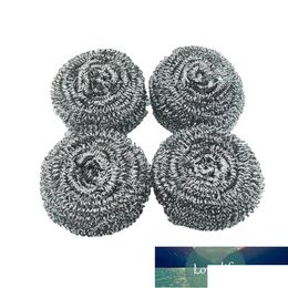 Sponges Scouring Pads 4Pcs Stainless Steel Kitchen Sponge For Washing Dishes Scrubbers Cleaning Utensil Spiral Scourers Cleaner Pa Dhshh