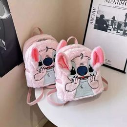 Anime And Pink Blue Kawaii Plush Doll Children's Cute Cartoon Angel Backpack Holiday Soft Christmas Gift