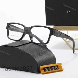 Reading glasses designer Polarised sunglasses men Anti-blue light transparent lens triangle badge frame colorblock daily glasses unisex rectangular goggles DS25