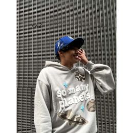 Graphic tee designer hoodie Mens Y2k hoody 3D Foam Graffiti Letter Sweater Hip Hop Harajuku Sweatshirts Pullover Women c00a