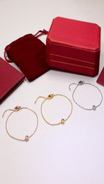 Designer Luxury Fashion bracelet Jewellery party rings diamond pendant Rose Gold Bracelets for women Stainless steel chain bracelet 7481108
