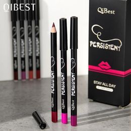 QI 12 Colours High Quality Lip Liner Pencil Long-Lasting Makeup Lipliner Set Charming Lip Liner Contouring Lipstick Cosmetics 240506