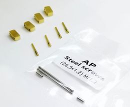 4 PCS Gold Steel Connectors 4 PCS Gold Screws 2 PCS Silver 265mm 12mm Screw Links Fit For AP 15400 15300 Royal Oak7206821