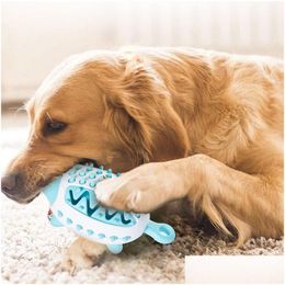 Dog Toys Chews Pet Supplies Fun Spill Ball Toy Outdoor Feeding Smell Teeth Grinding Stick Drop Delivery Home Garden Otwhc