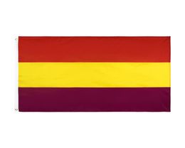 In Stock 3x5ft 90x150cm Hanging Second Spanish Republic Flag of Spain Empire Flag and Banner for Celebration Decoration8099646