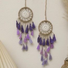 Decorative Figurines Dream Catcher For Cars Small Mini Lassel Catchers Boho Home Decor Living Room Wall Hanging Christams Decoration Gift