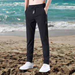 Men's Pants Jogging Trousers Summer Fast Dry Breathable Running Jogger Drawstring Male Sweatpants With Pockets