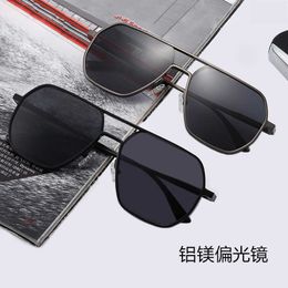Polarized Sunglasses New Aluminum Magnesium Mens Glasses Fishing Driving Multi purpose Sunglasses 8692 Drivers Mirror