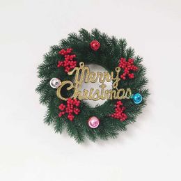 Decorative Flowers Wreaths Artificial Wreath Berries And Baubles Festive Party Home Decoration Door Wreath For Christmas New Year