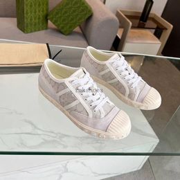 Designer Shoes Casual Shoes Women 1977 high Letter High-quality Sneakers Beige Ebony Canvas Interlocking G embroidery Tennis Luxury Fabric Trims Boots 35-41 5.8 06