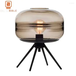 Table Lamps BLUBBLE Post-modern Lamp Originality LED Bulb Alcohol Desk AC 90-260V Glass Bedroom Study Bedside With Bracket