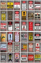 Metal Tin Sign Paints Retro Wall Plaque Sign Art Sticker Iron Painting Home Restaurant Decoration Pub Signs Wall Decor AHB55117821497