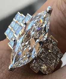 Engagement party Horse eye CZ ring for women 2019 fashion wedding rings US size 610 Bijoux femme gift for girlfriend jewelry4337829